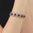 RUBY AND DIAMOND BRACELET