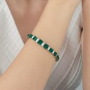 EMERALD AND DIAMOND BRACELET