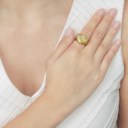 COLOURED DIAMOND RING