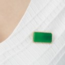 JADEITE AND DIAMOND BROOCH
