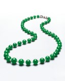 JADEITE AND MULTI-GEM NECKLACE