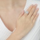 DIAMOND AND PEARL RING