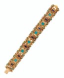 MULTI-GEM AND DIAMOND BRACELET