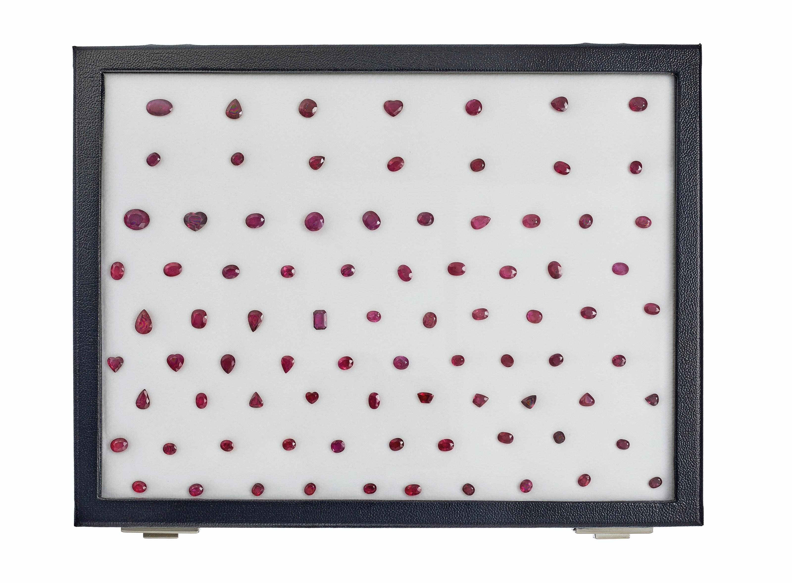 GROUP OF UNMOUNTED RUBIES