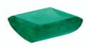 TWO UNMOUNTED EMERALDS