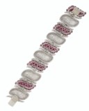 RUBY AND DIAMOND BRACELET