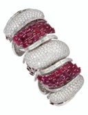 RUBY AND DIAMOND BRACELET