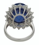 SAPPHIRE AND DIAMOND RING