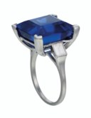SAPPHIRE AND DIAMOND RING