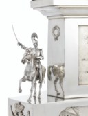 THE EMPEROR'S CUP, 1845A VICTORIAN SILVER SCULPTURAL CENTREPIECE