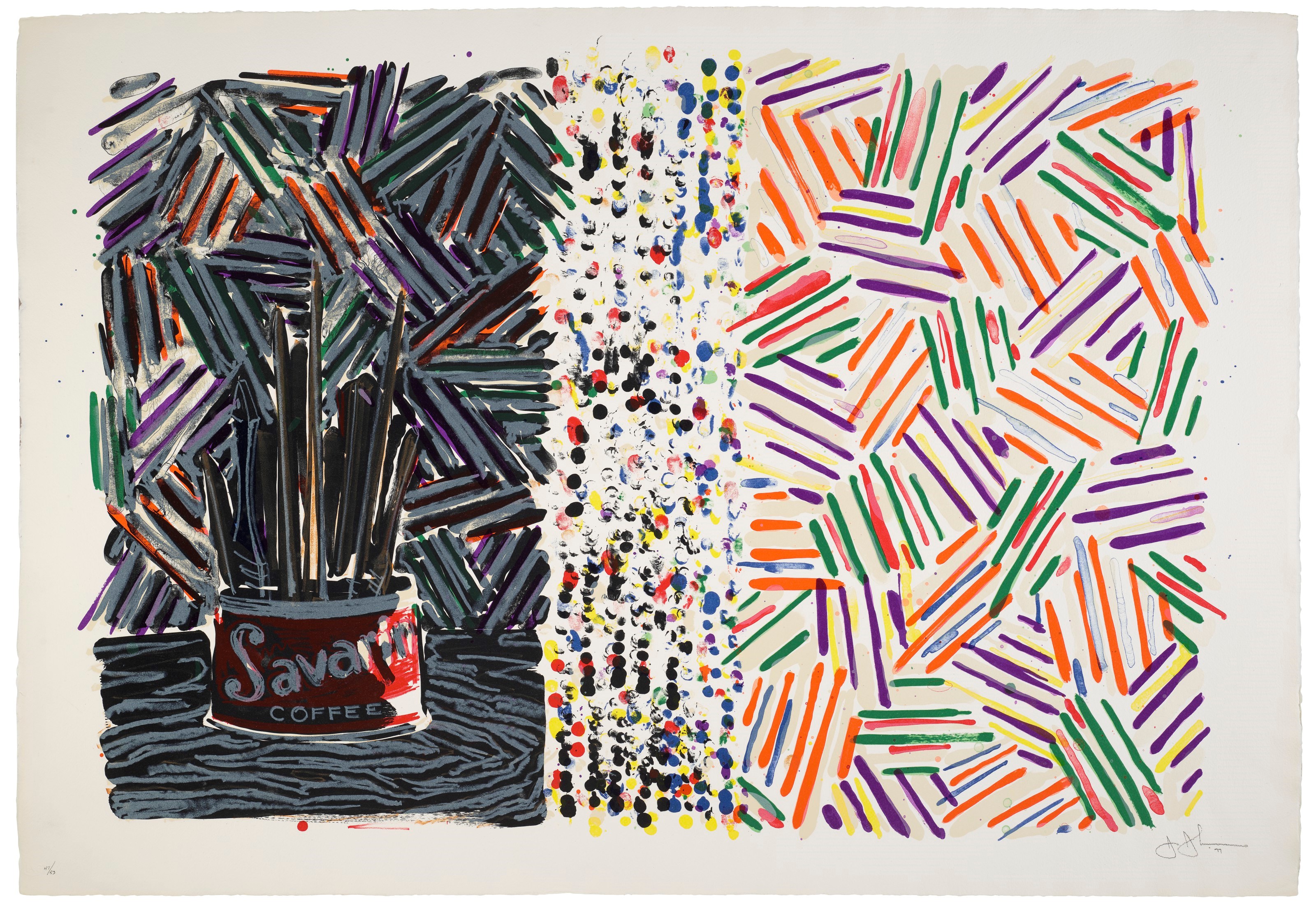 JASPER JOHNS (B. 1930)