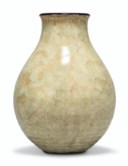 A FRENCH STONEWARE VASE BY EMILE DECOEUR