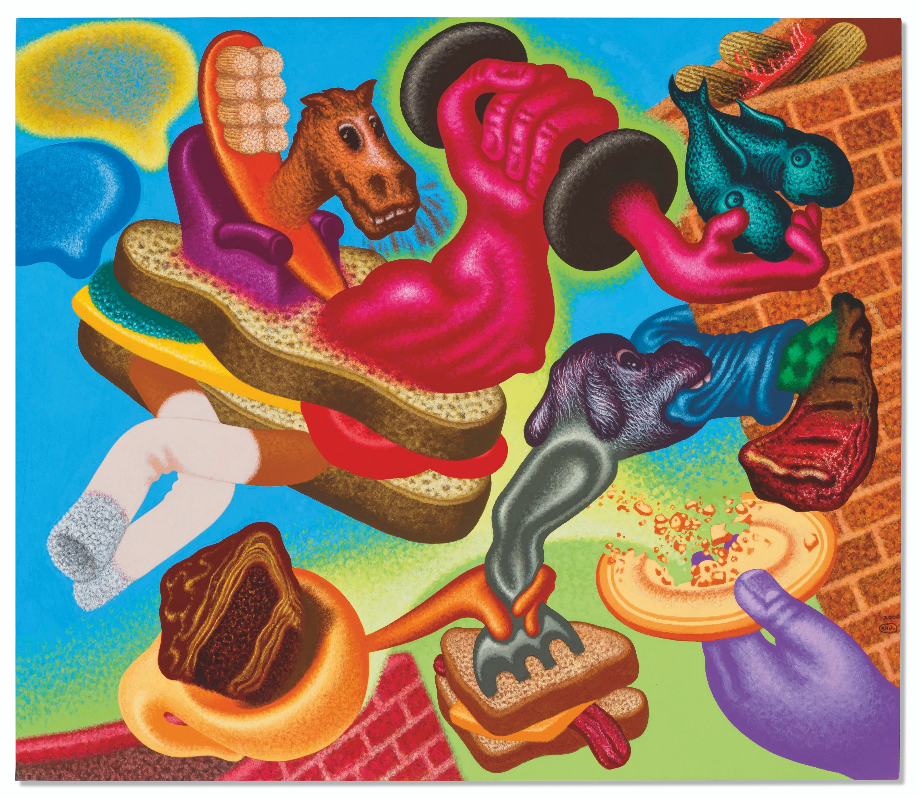 PETER SAUL (B. 1934)