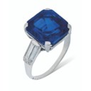 SAPPHIRE AND DIAMOND RING