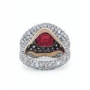 JAR RUBY AND DIAMOND RING