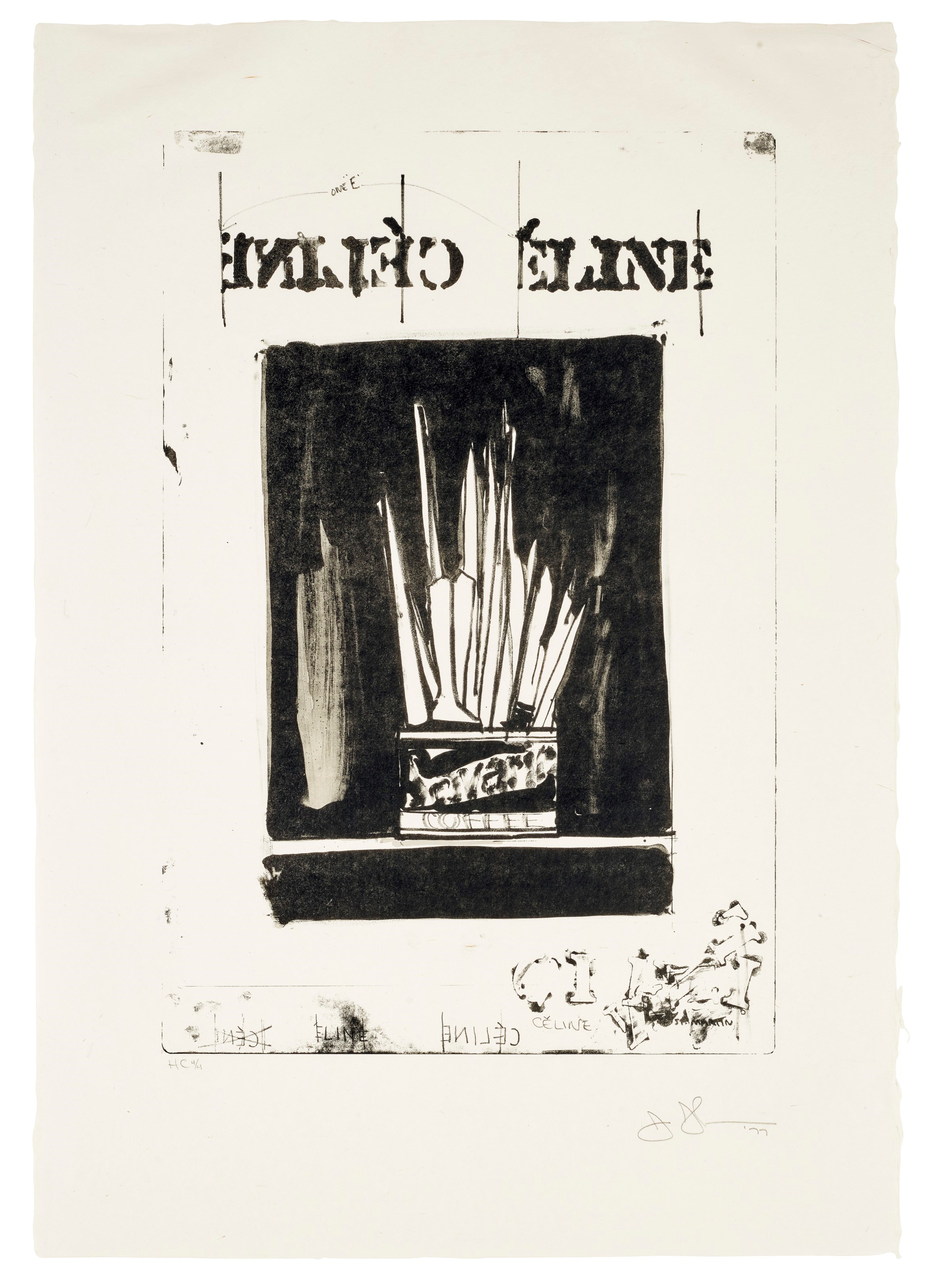 JASPER JOHNS (B. 1930)