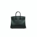 A MATTE VERT FONCÉ ALLIGATOR BIRKIN 25 WITH GOLD HARDWARE