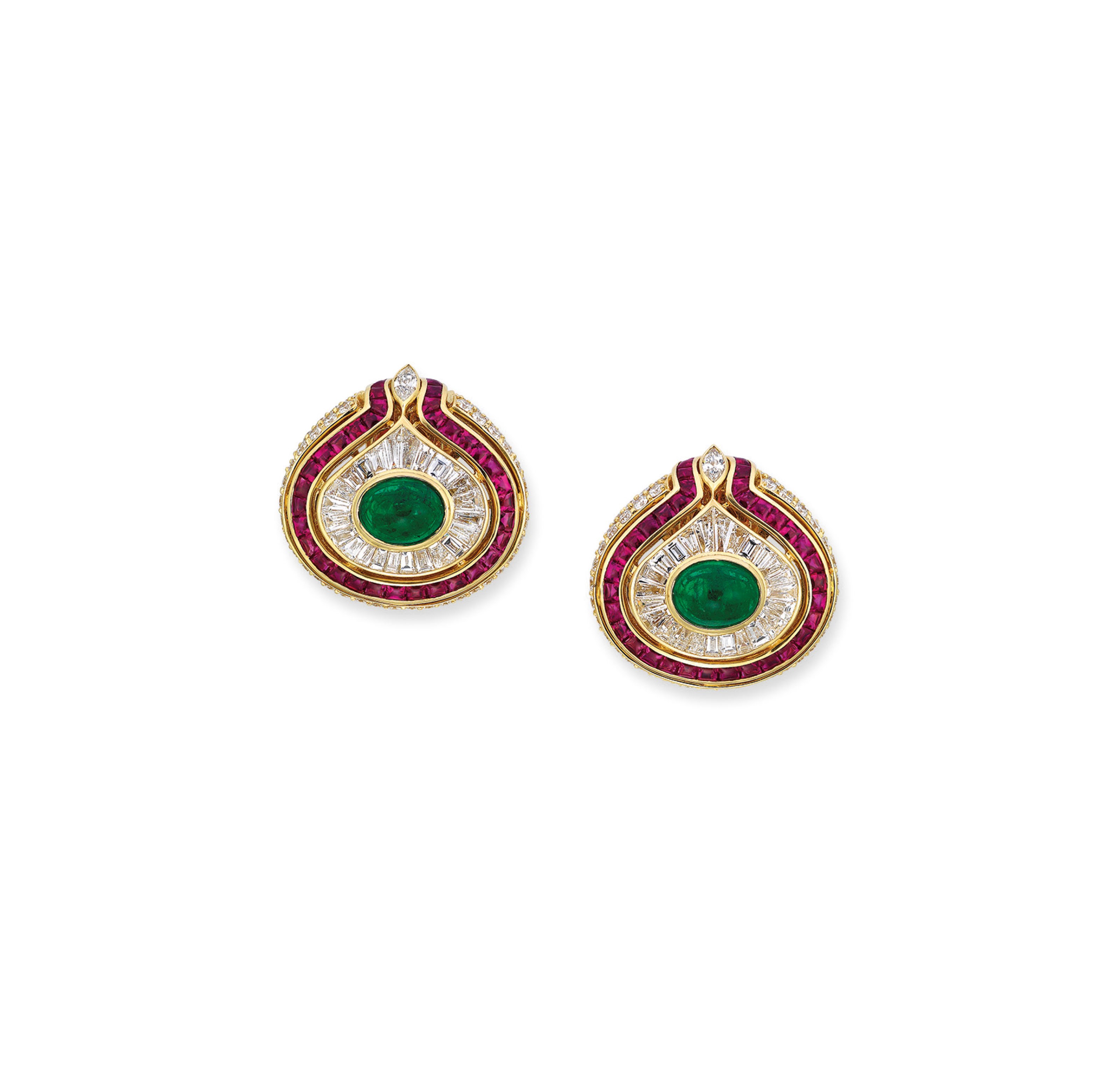 BULGARI MULTI-GEM EARRINGS