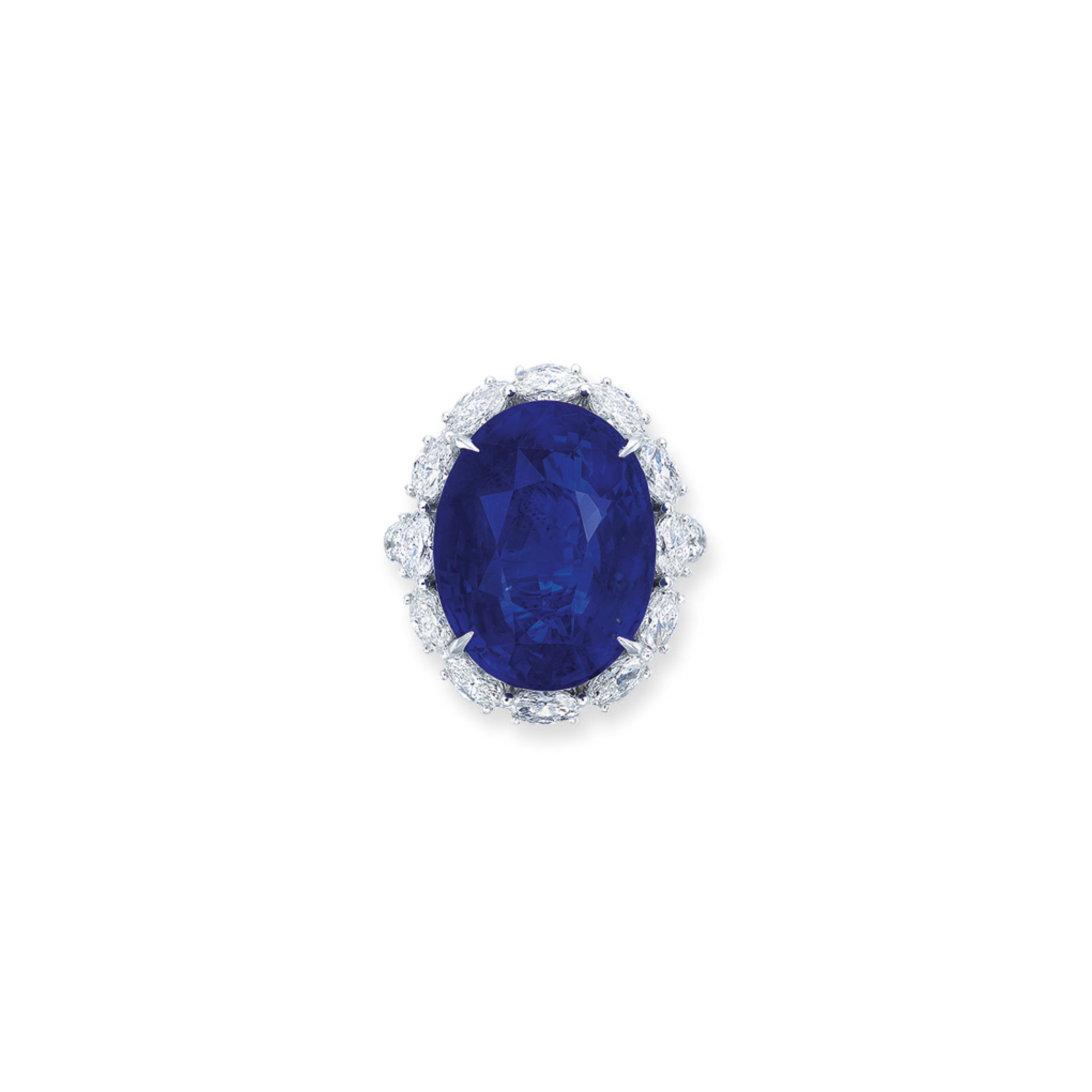 SAPPHIRE AND DIAMOND RING