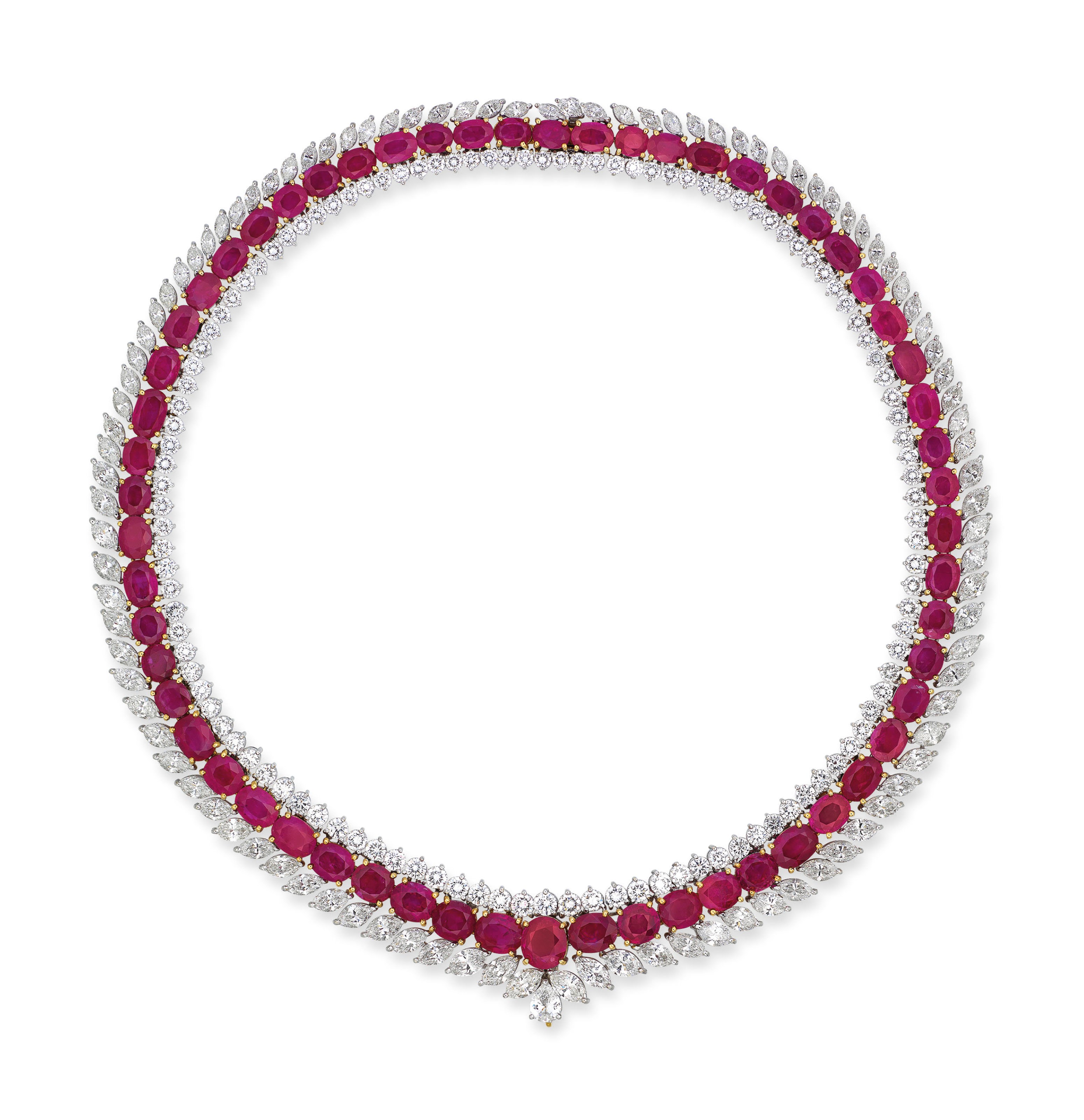RUBY AND DIAMOND NECKLACE