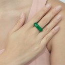 JADEITE SADDLE RING