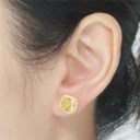 COLOURED DIAMOND EARRINGS