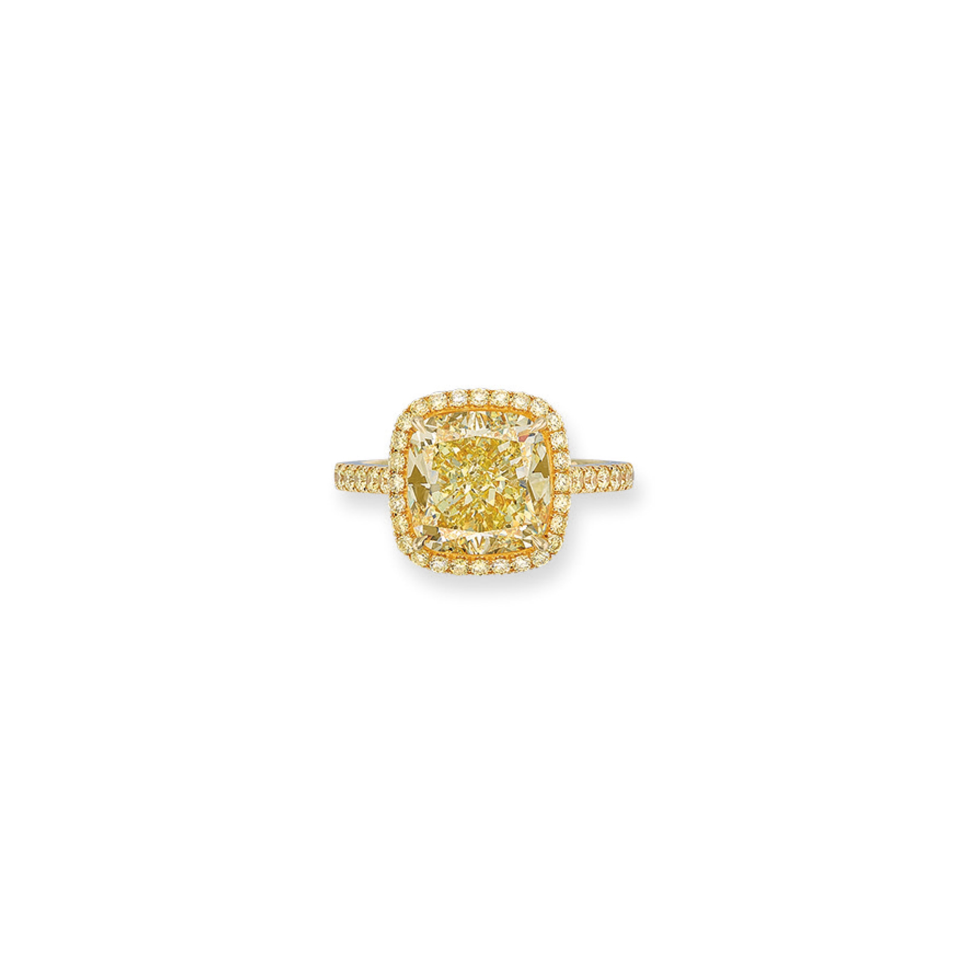 COLOURED DIAMOND RING