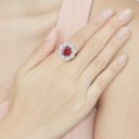 IMPORTANT RUBY AND DIAMOND RING