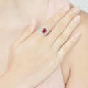 RUBY AND DIAMOND RING