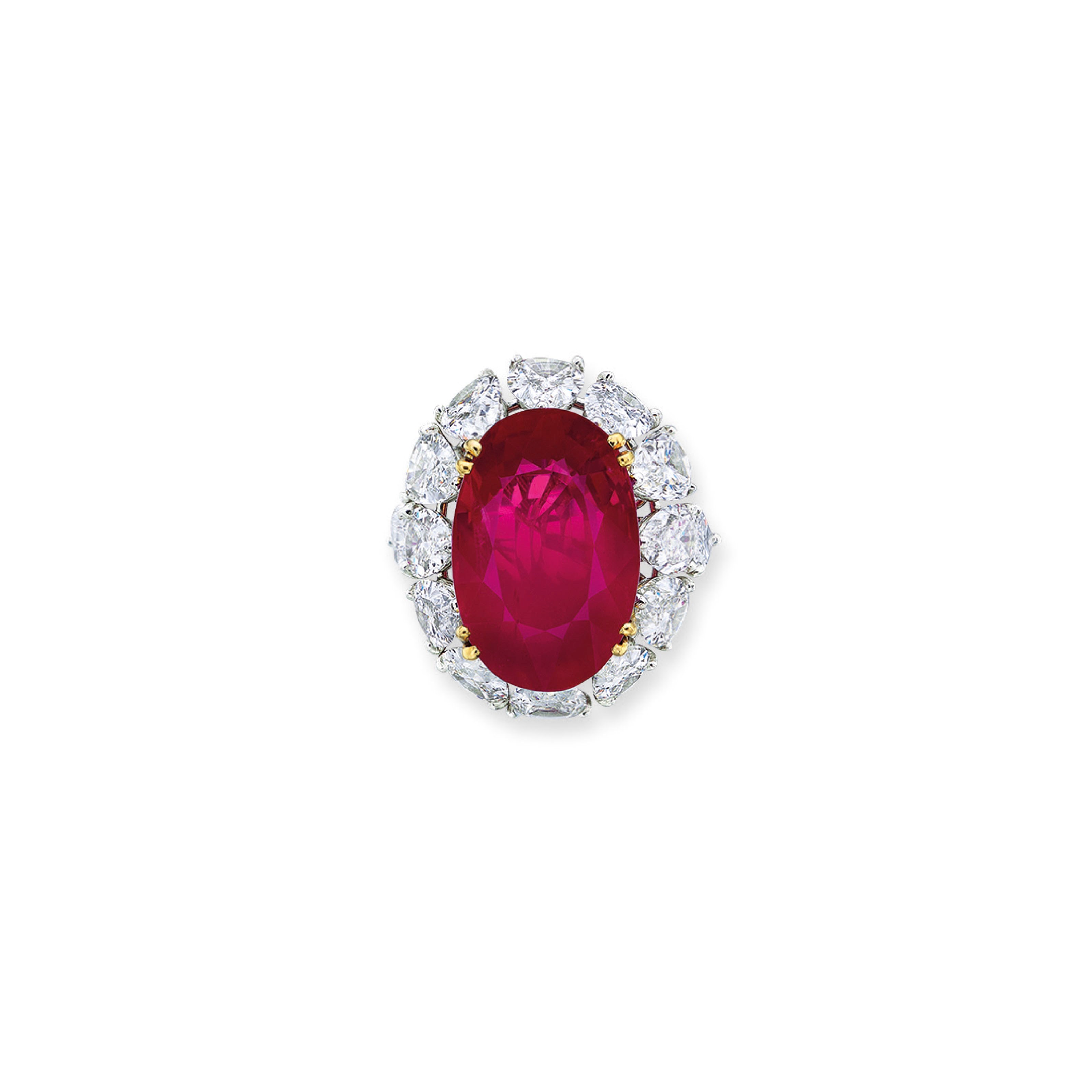 RARE RUBY AND DIAMOND RING