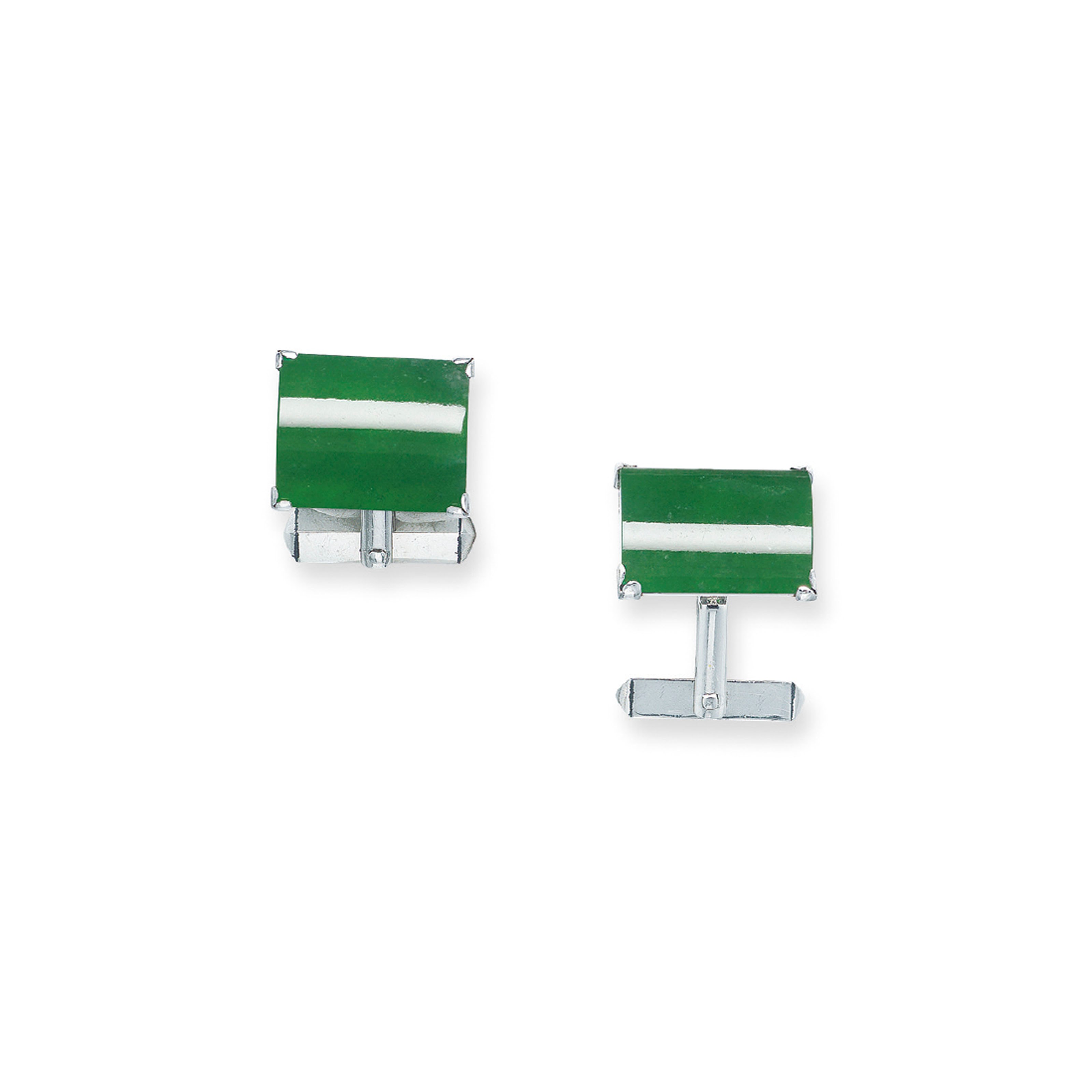 JADEITE CUFFLINKS