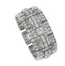 LEBOLT ART DECO DIAMOND BRACELET