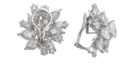 DIAMOND CLUSTER EARRINGS