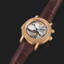 PARMIGIANI FLEURIER，极精细及非常罕有，18K红金半镂空四锤三问西敏寺声陀飞轮腕表，配24小时及两地时间显示，「Toric Westminster」，约2005年制，附原厂证书、盒子及外包装