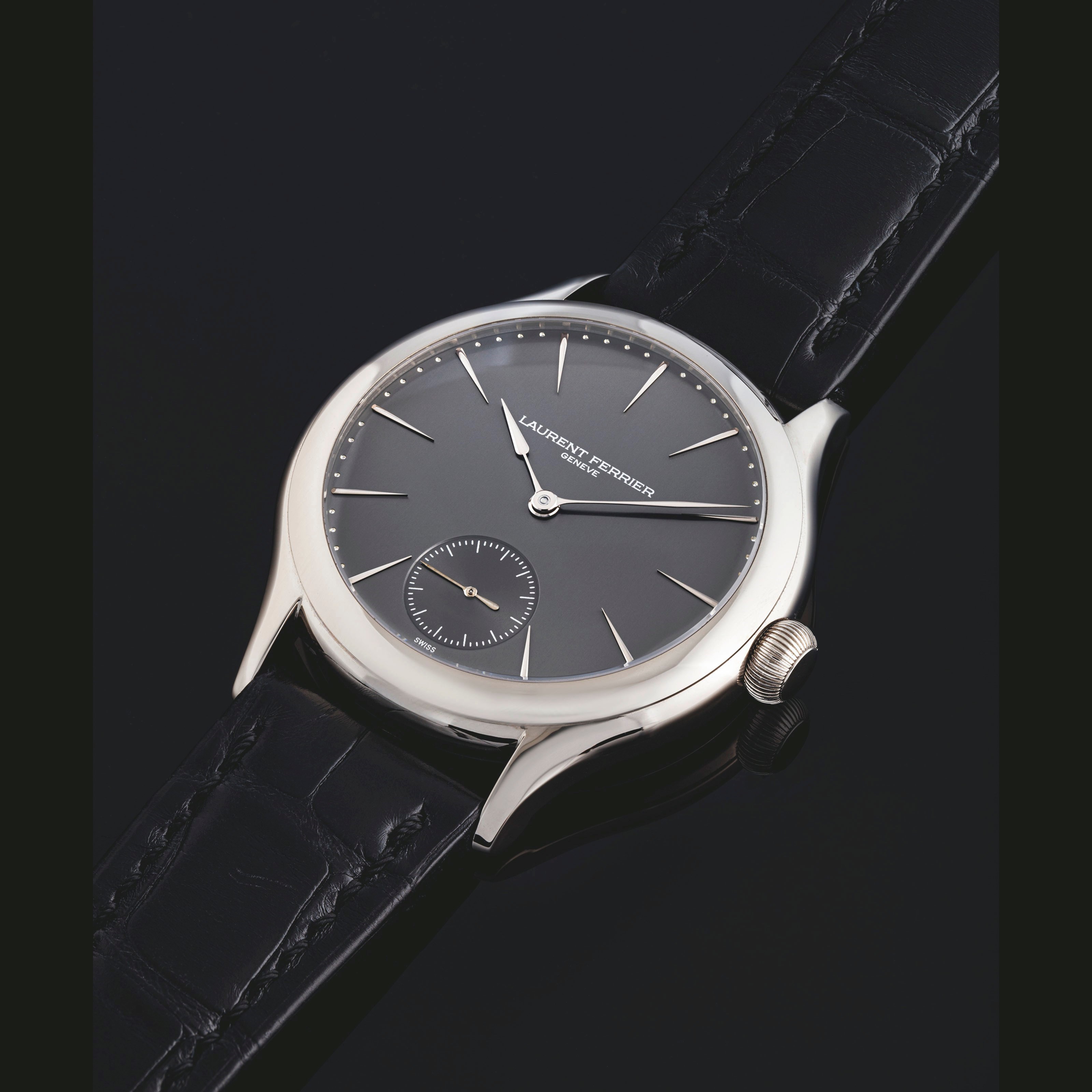 LAURENT FERRIER，18K白金自动上弦腕表，GALET MICRO-ROTOR，型号LCF004-G，约2012年制，附原厂证书、盒子及外包装