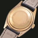 劳力士，18K金自动上弦腕表配中心秒针、日历显示及孔雀石表盘，DATEJUST，型号16018，约1983年制，附原厂证书