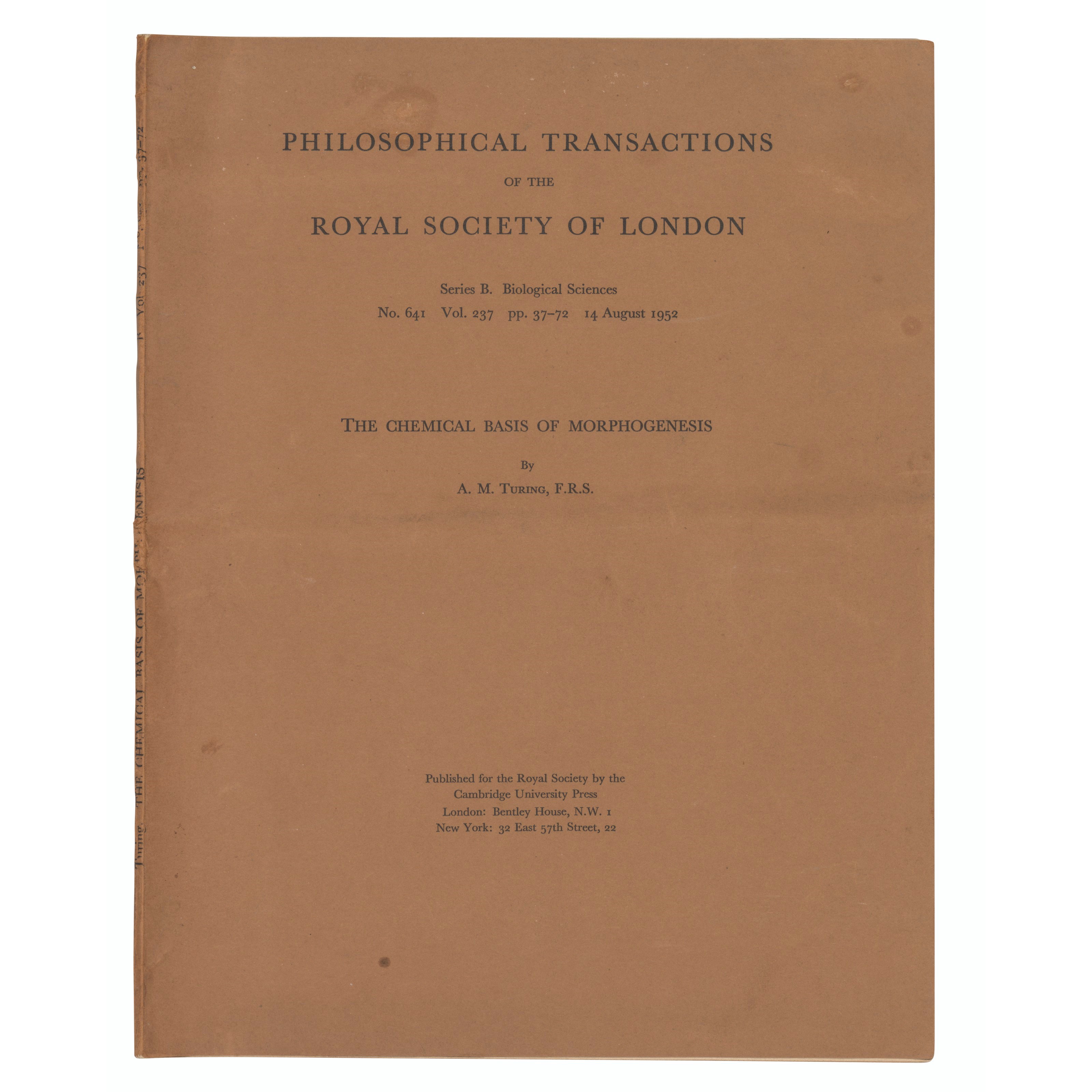 TURING, Alan Mathison (1912-1954)