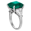 EMERALD AND DIAMOND RING