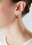 RUBY AND DIAMOND EARRINGS