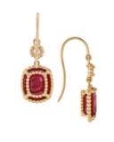 RUBY AND DIAMOND EARRINGS
