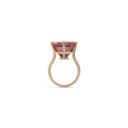 SPINEL AND DIAMOND RING