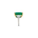 EMERALD AND DIAMOND RING