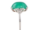 EMERALD AND DIAMOND RING