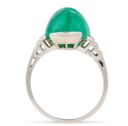 EMERALD AND DIAMOND RING