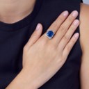 SAPPHIRE AND DIAMOND RING