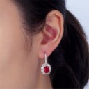 RUBY AND DIAMOND EARRINGS