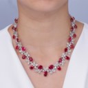RUBY AND DIAMOND NECKLACE