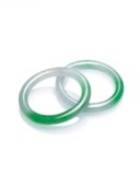 PAIR OF JADEITE BANGLES