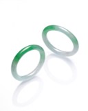 PAIR OF JADEITE BANGLES