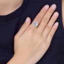 A SUPERB DIAMOND RING